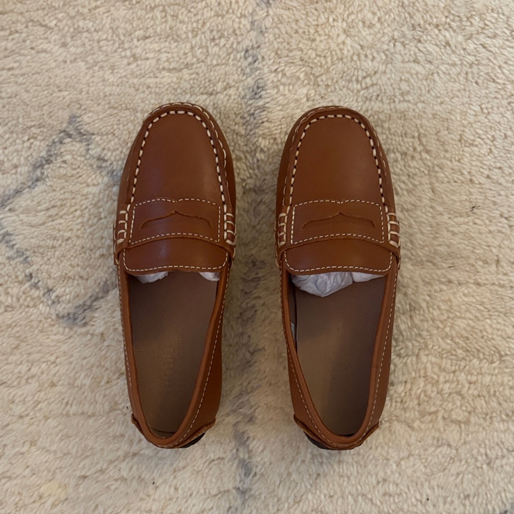 Polo Ralph Lauren Tan Leather Loafers